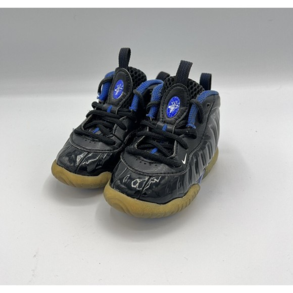 Nike Lil Posite‎ Pro One Penny Black Blue Space Jam 723947-006 Size 6C Toddler